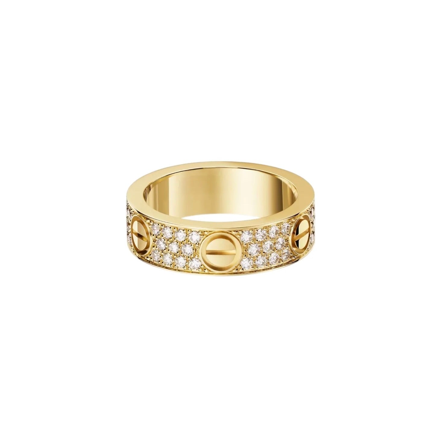[Elite]LOVE RING 5.5MM DIAMONDS PAVED