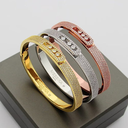 [Elite]Move Noa Full Pavé Diamond Bangle Bracelet