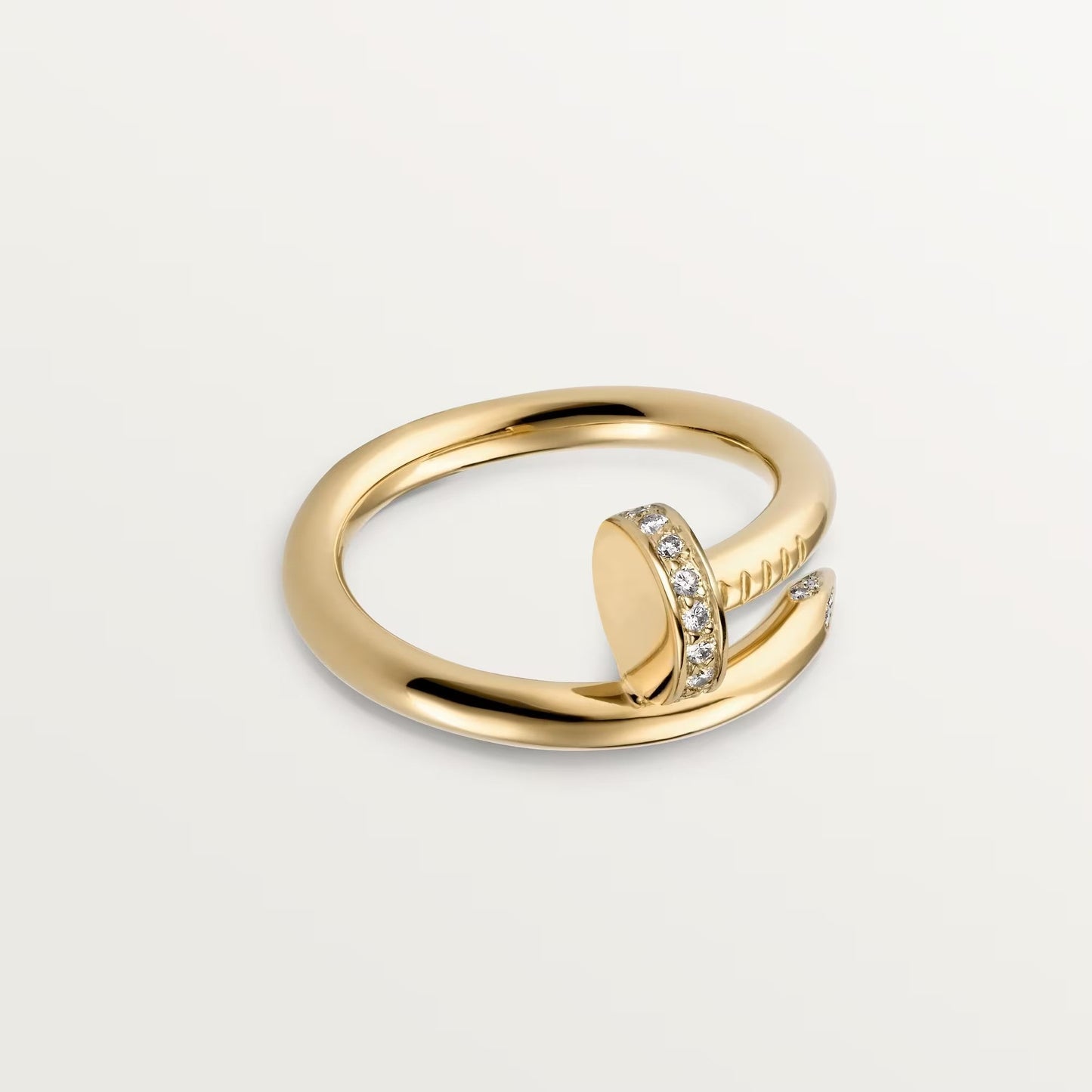 [Elite]JUSTE RING 2.6MM HALF DIAMOND