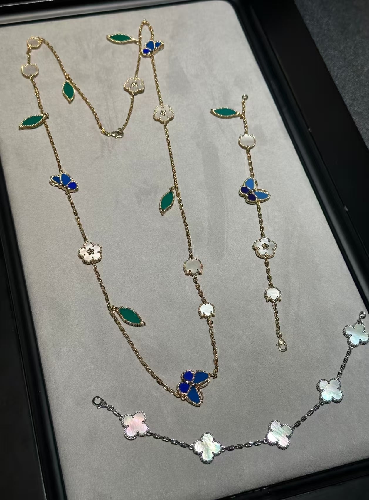 [Elite]LUCKY SPRING GOLD  MOTIFS  NECKLACE