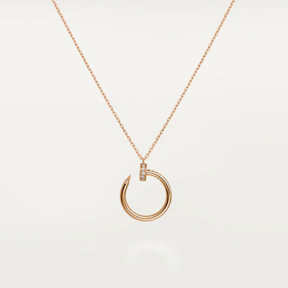 [Elite]JUSTE NECKLACE PINK GOLD