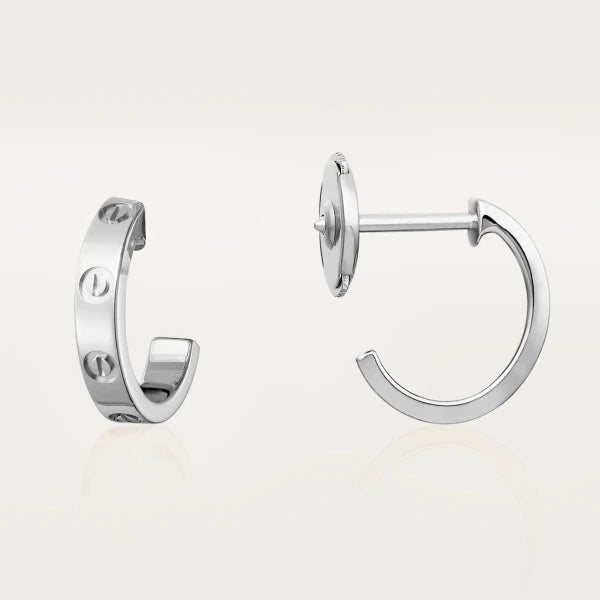[Elite]LOVE EARRINGS 2.65MM SILVER