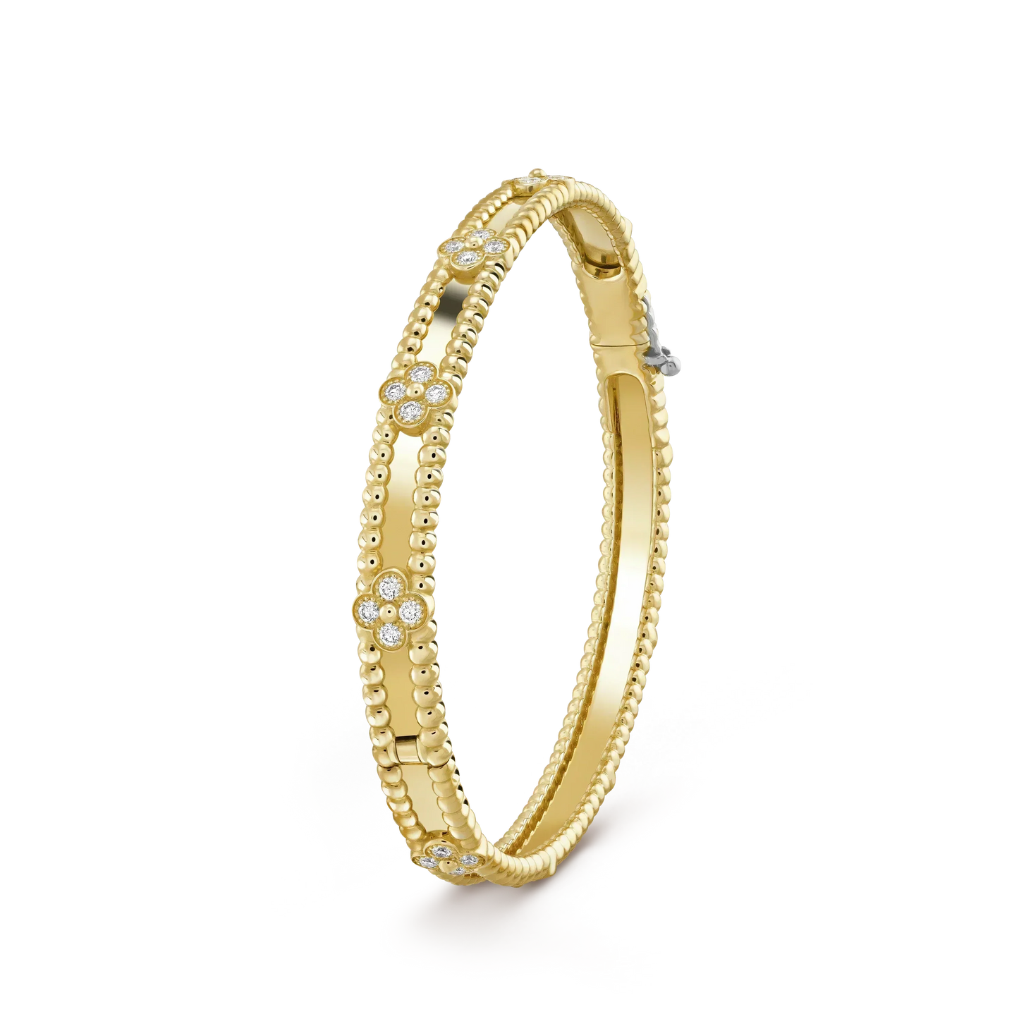 [Elite]CLOVER BRACELET 4MM DIAMONDS