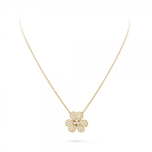 [Elite]FLOWER DIAMOND NECKLACE