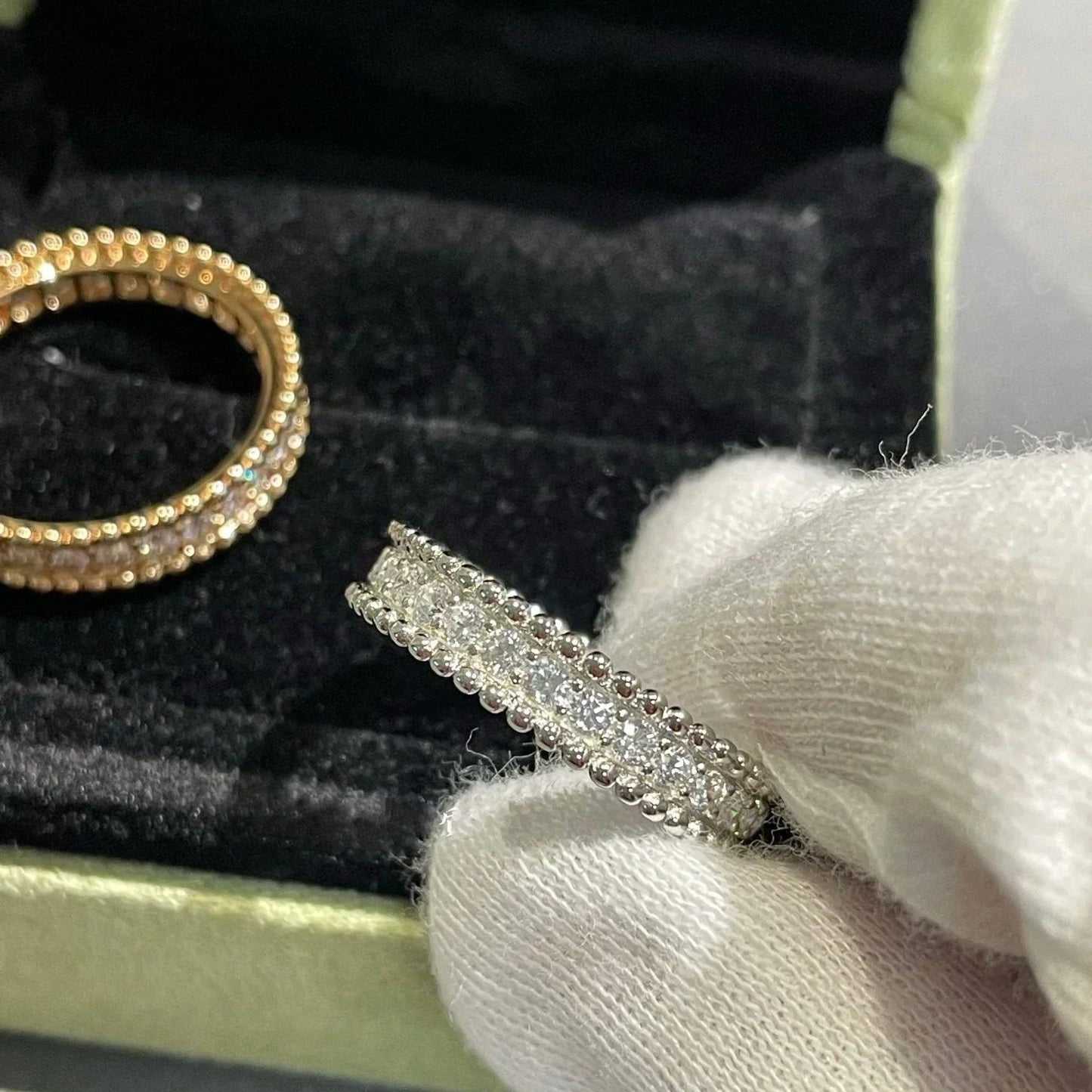 [Elite]PERLEE DIAMOND SILVER RING