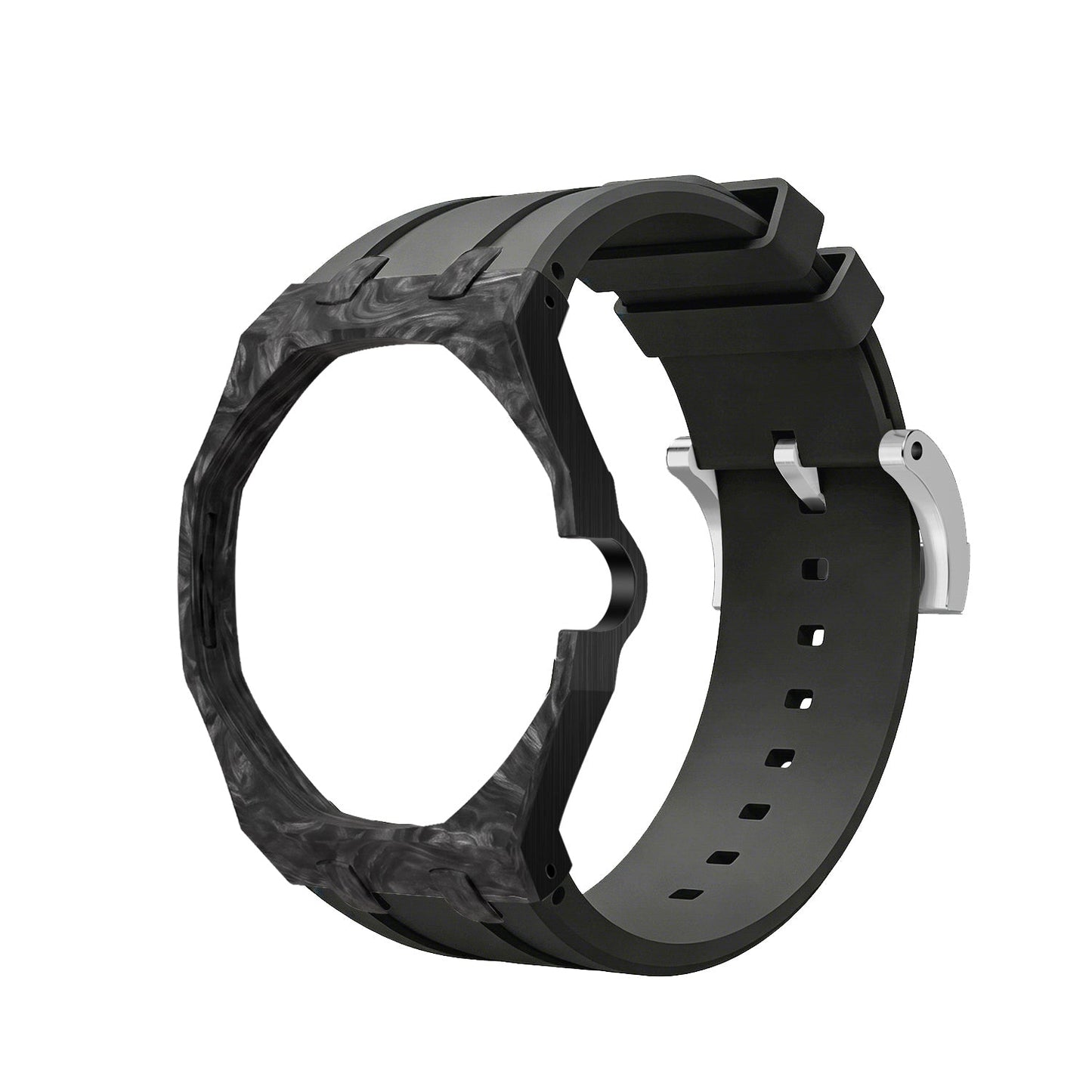 Royal Oak Pop Exclusive Carbon‑fiber Case & Silicone Strap