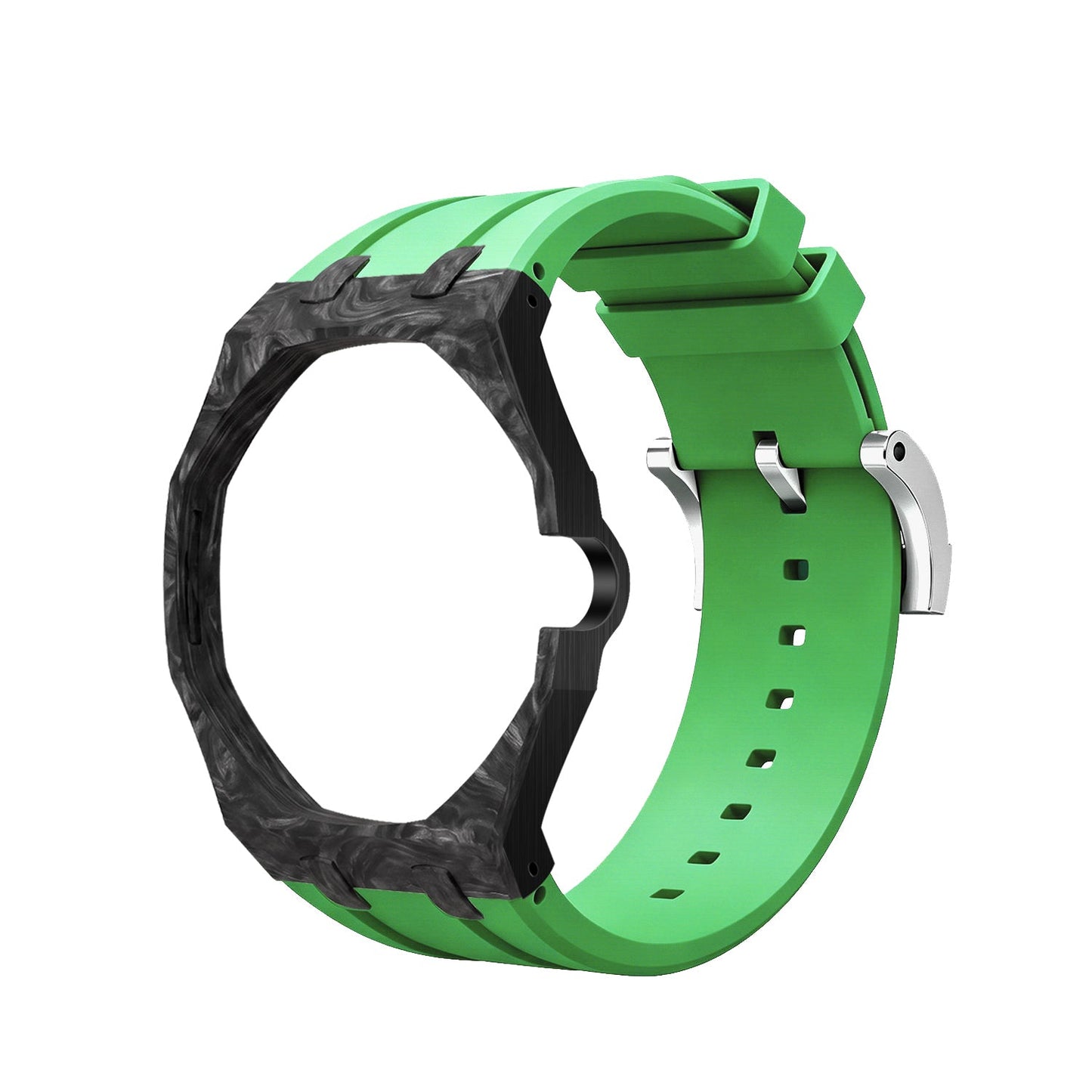Royal Oak Pop Exclusive Carbon‑fiber Case & Silicone Strap
