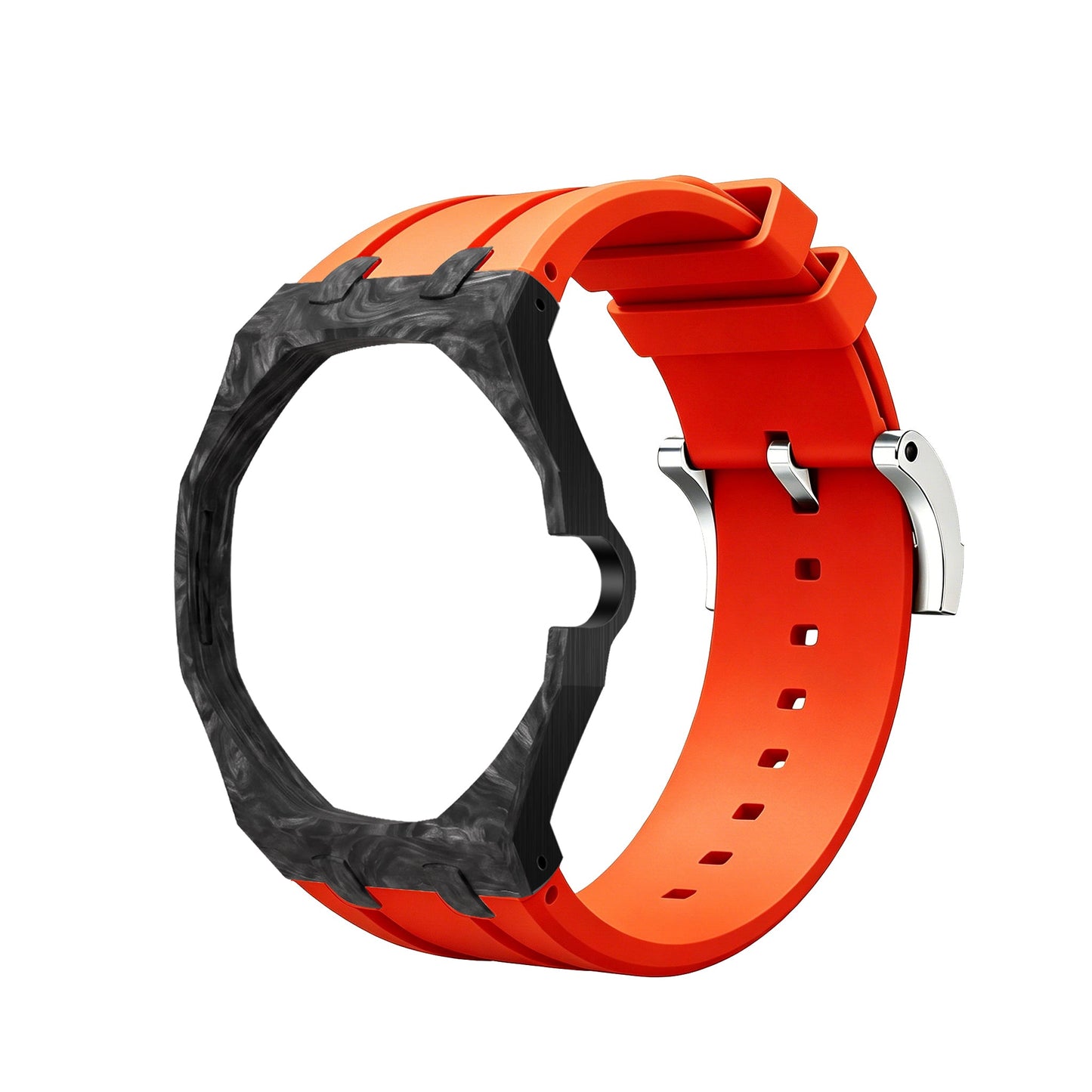 Royal Oak Pop Exclusive Carbon‑fiber Case & Silicone Strap