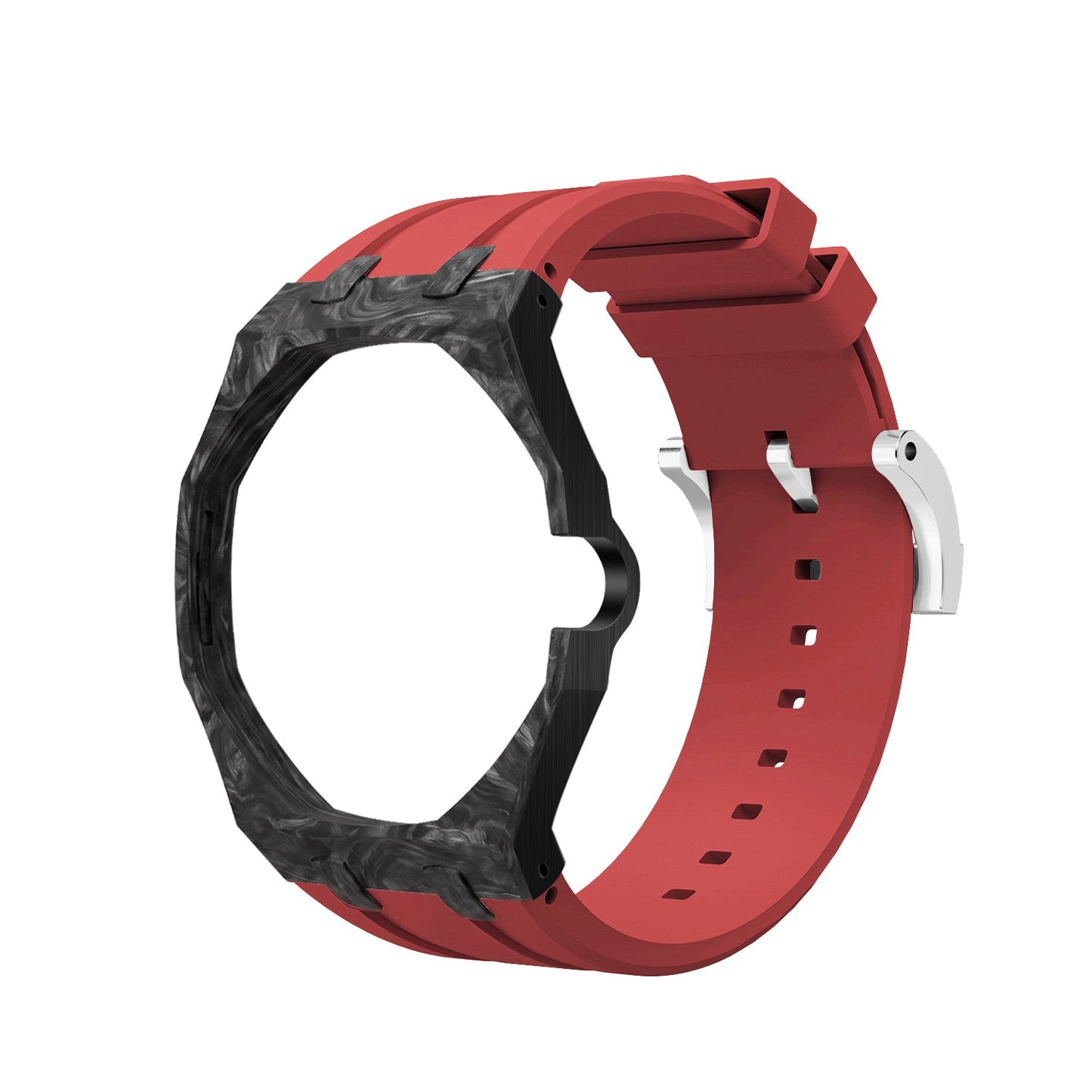 Royal Oak Pop Exclusive Carbon‑fiber Case & Silicone Strap