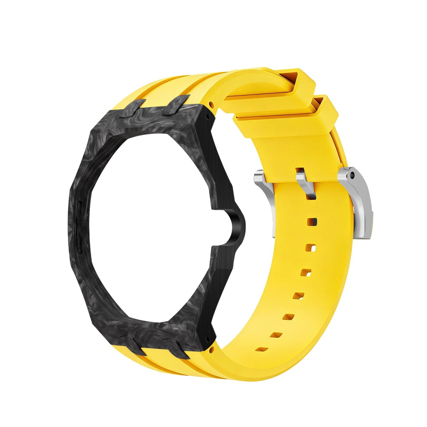 Royal Oak Pop Exclusive Carbon‑fiber Case & Silicone Strap