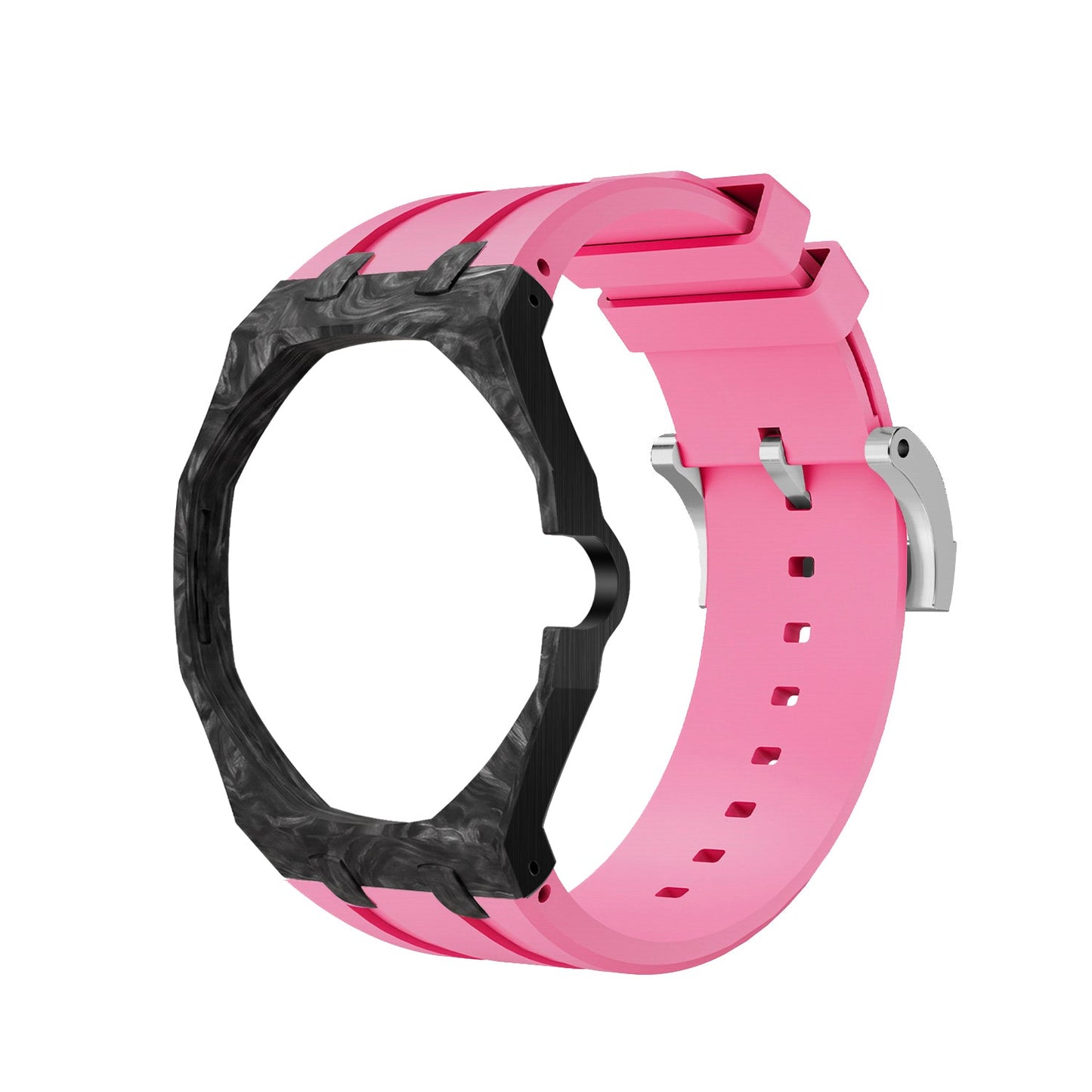 Royal Oak Pop Exclusive Carbon‑fiber Case & Silicone Strap