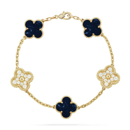 [Elite]CLOVER 5 MOTIF PIETERSITE BRACELET COLLECTION