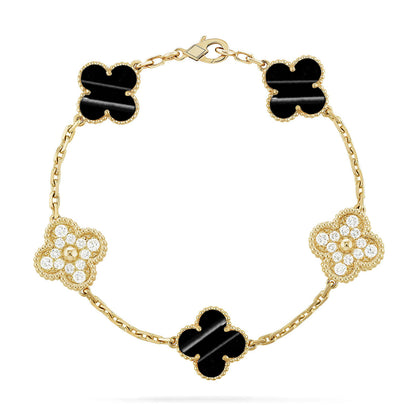 [Elite] CLOVER 5 MOTIF PULSAR STONE BRACELET COLLECTION