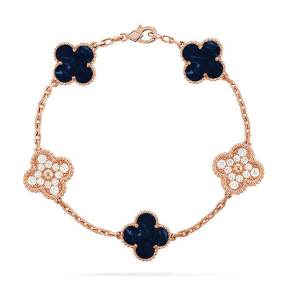 [Elite]CLOVER 5 MOTIF PIETERSITE BRACELET COLLECTION