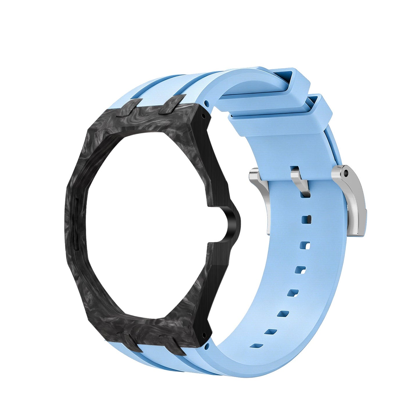 Royal Oak Pop Exclusive Carbon‑fiber Case & Silicone Strap