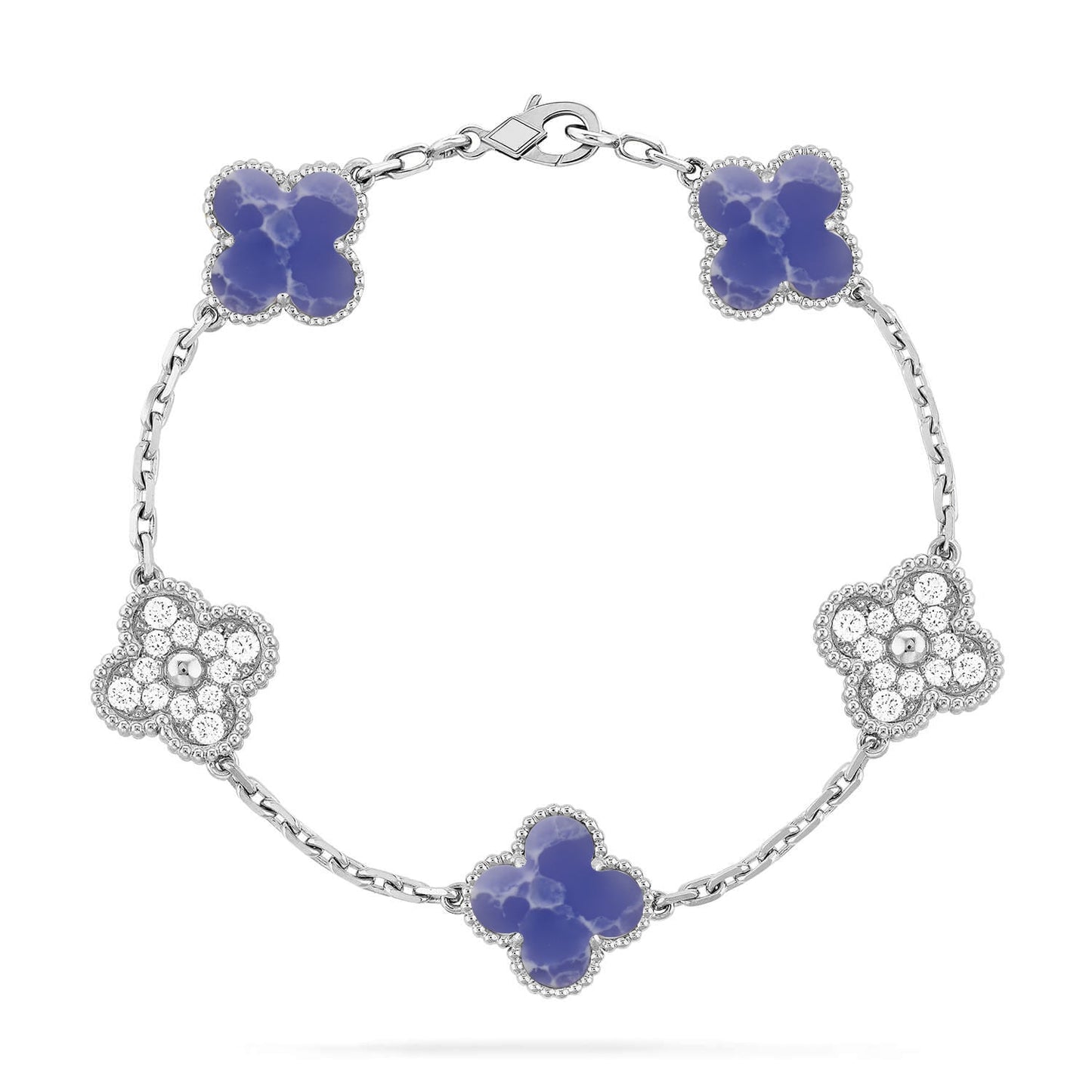 [Elite]CLOVER 5 MOTIF BLUE VEINS BRACELET COLLECTION