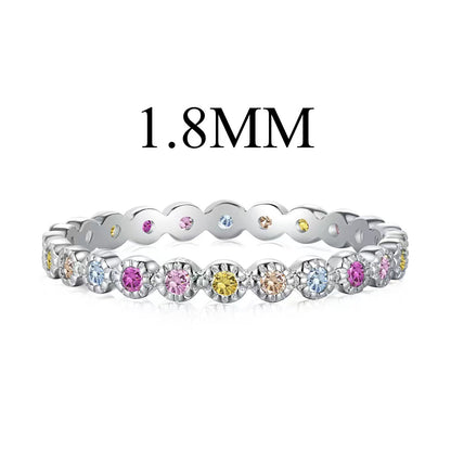 [Elite]Unique Scintillating Round Cut Daily Ring