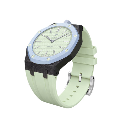 Royal Oak Pop Exclusive Carbon‑fiber Case & Silicone Strap