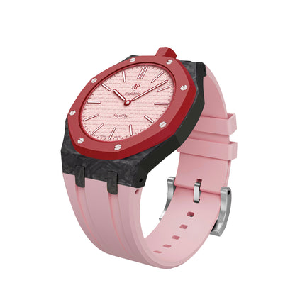 Royal Oak Pop Exclusive Carbon‑fiber Case & Silicone Strap