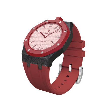 Royal Oak Pop Exclusive Carbon‑fiber Case & Silicone Strap