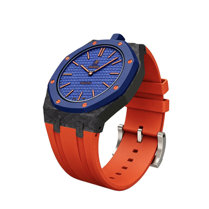 Royal Oak Pop Exclusive Carbon‑fiber Case & Silicone Strap