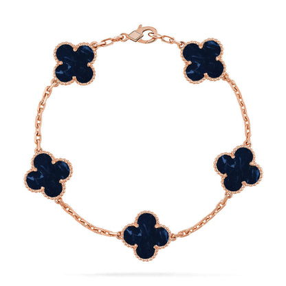 [Elite]CLOVER 5 MOTIF PIETERSITE BRACELET COLLECTION