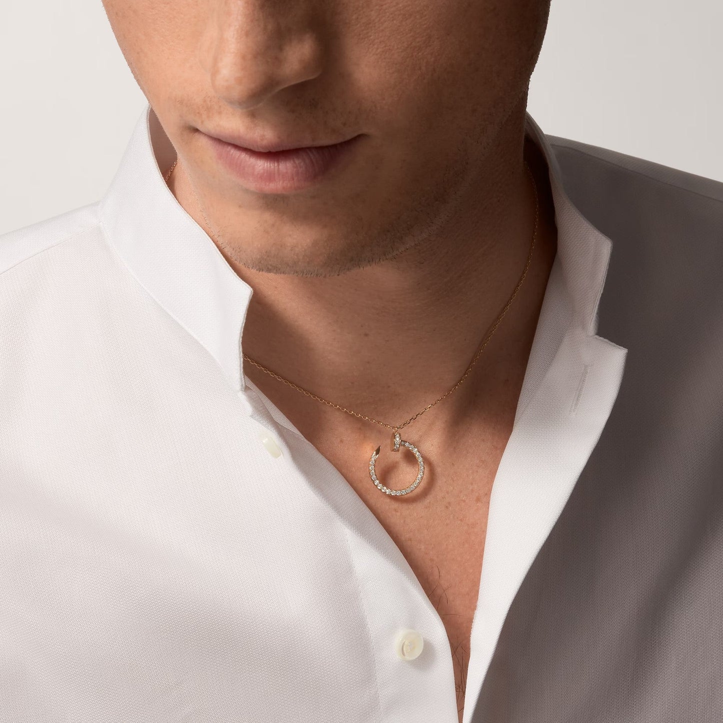 [Elite]JUSTE NECKLACE FULL DIAMOND