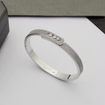 [Elite]Move Noa Full Pavé Diamond Bangle Bracelet
