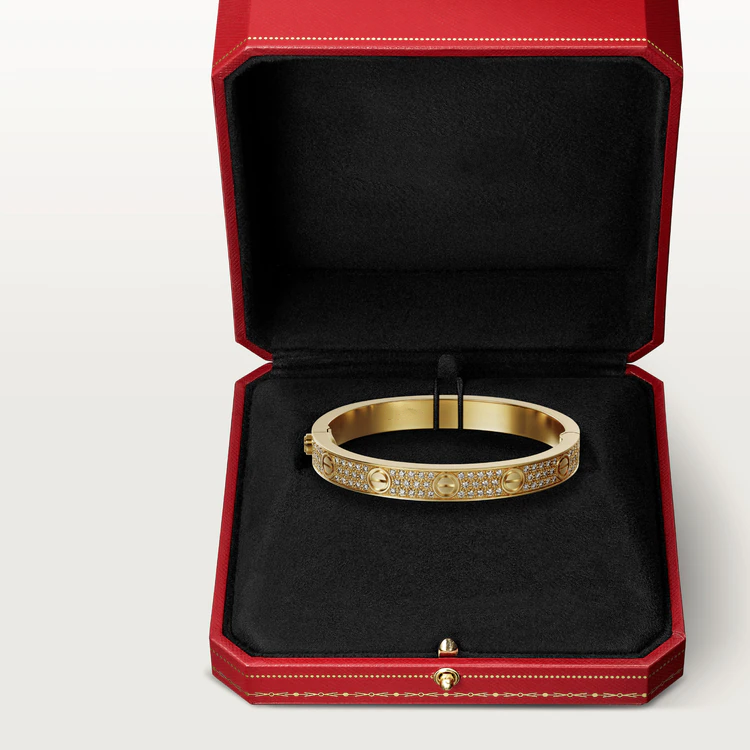 [Elite]LOVE BRACELET 6.1MM DIAMOND-PAVED