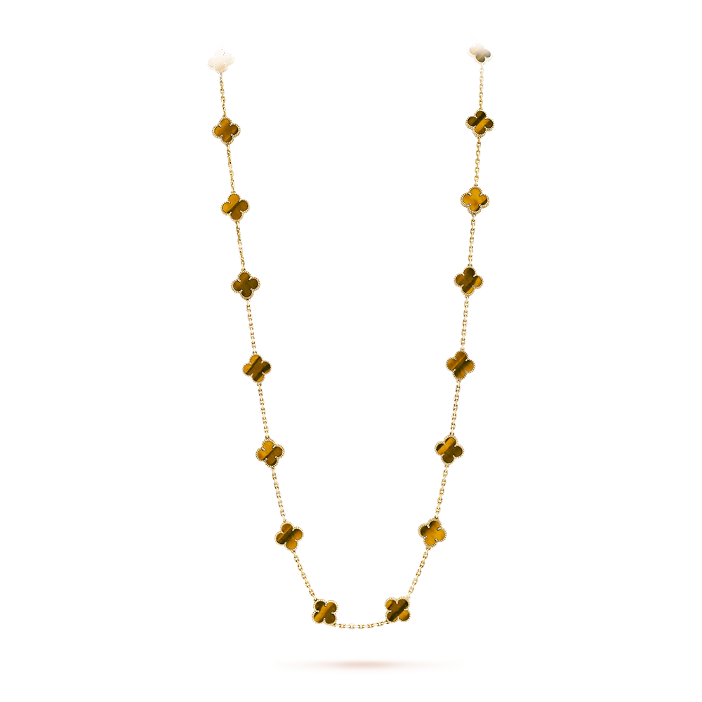 [Elite]CLOVER 20 MOTIFS TIGER EYE ROSE GOLD