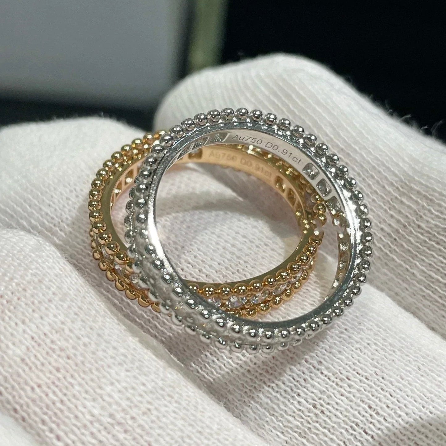 [Elite]PERLEE DIAMOND SILVER RING