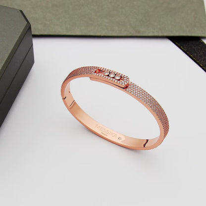 [Elite]Move Noa Full Pavé Diamond Bangle Bracelet