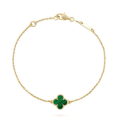[Elite]CLOVER BRACELET MALACHITE 1 MOTIF