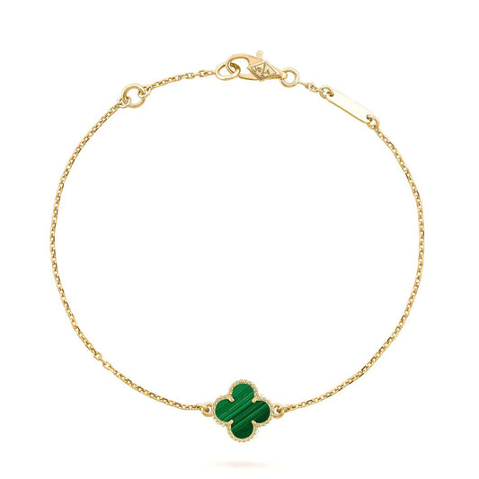 [Elite]CLOVER BRACELET MALACHITE 1 MOTIF