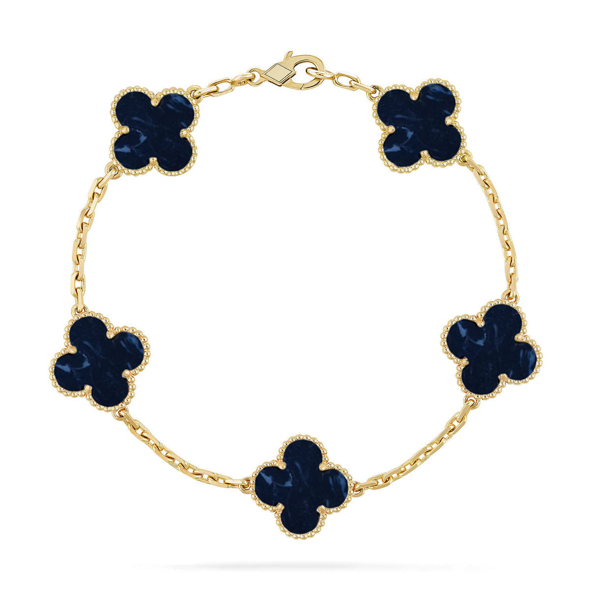 [Elite]CLOVER 5 MOTIF PIETERSITE BRACELET COLLECTION