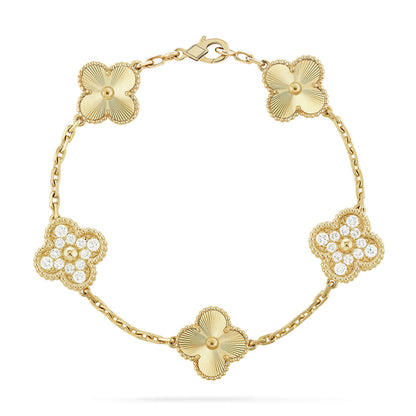 [Elite] CLOVER 5 MOTIF LASER BRACELET COLLECTION
