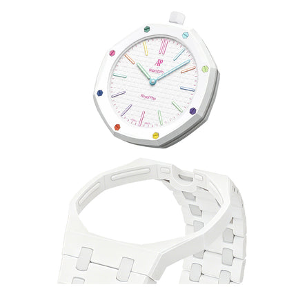 Oak Pop Exclusive White Bioceramic Strap