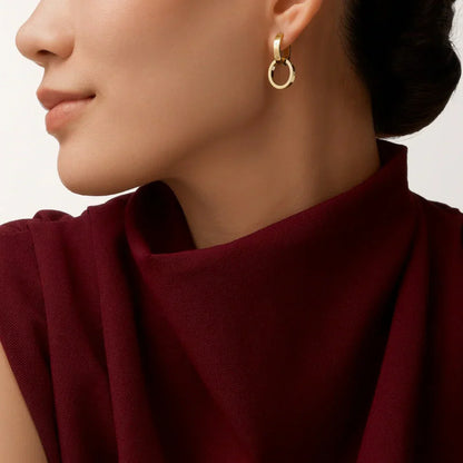 [Elite]LOVE 3.3MM DANGLE EARRINGS