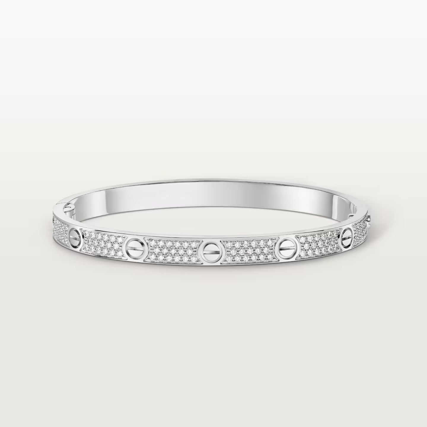 [Elite]LOVE BRACELET 4.8MM DIAMOND-PAVED