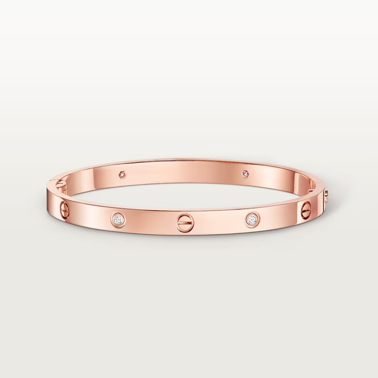 [Elite]LOVE BRACELET 4.8MM 4 DIAMONDS