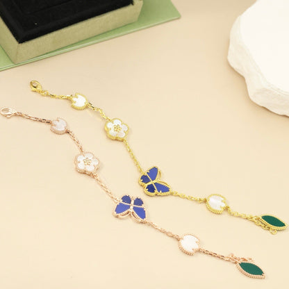 [Elite]LUCKY SPRING BUTTERFLY 5 MOTIF BRACELET