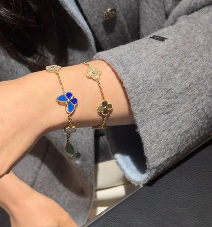 [Elite]LUCKY SPRING BUTTERFLY 5 MOTIF BRACELET