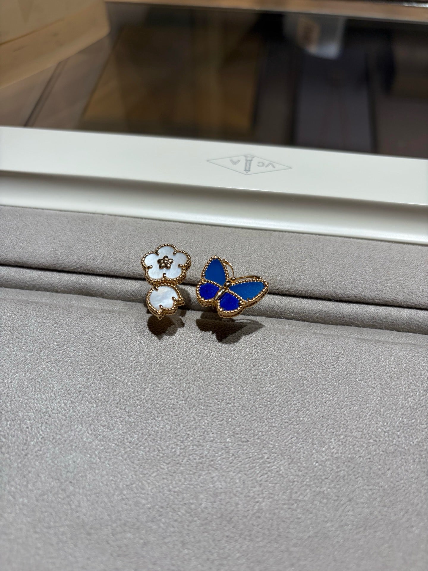 [Elite]LUCKY SPRING BUTTERFLY OPEN-FACE RINGS