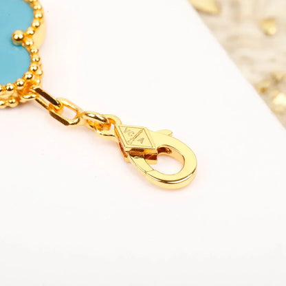 [Elite] CLOVER 5 MOTIF TURQUOISE BRACELET COLLECTION