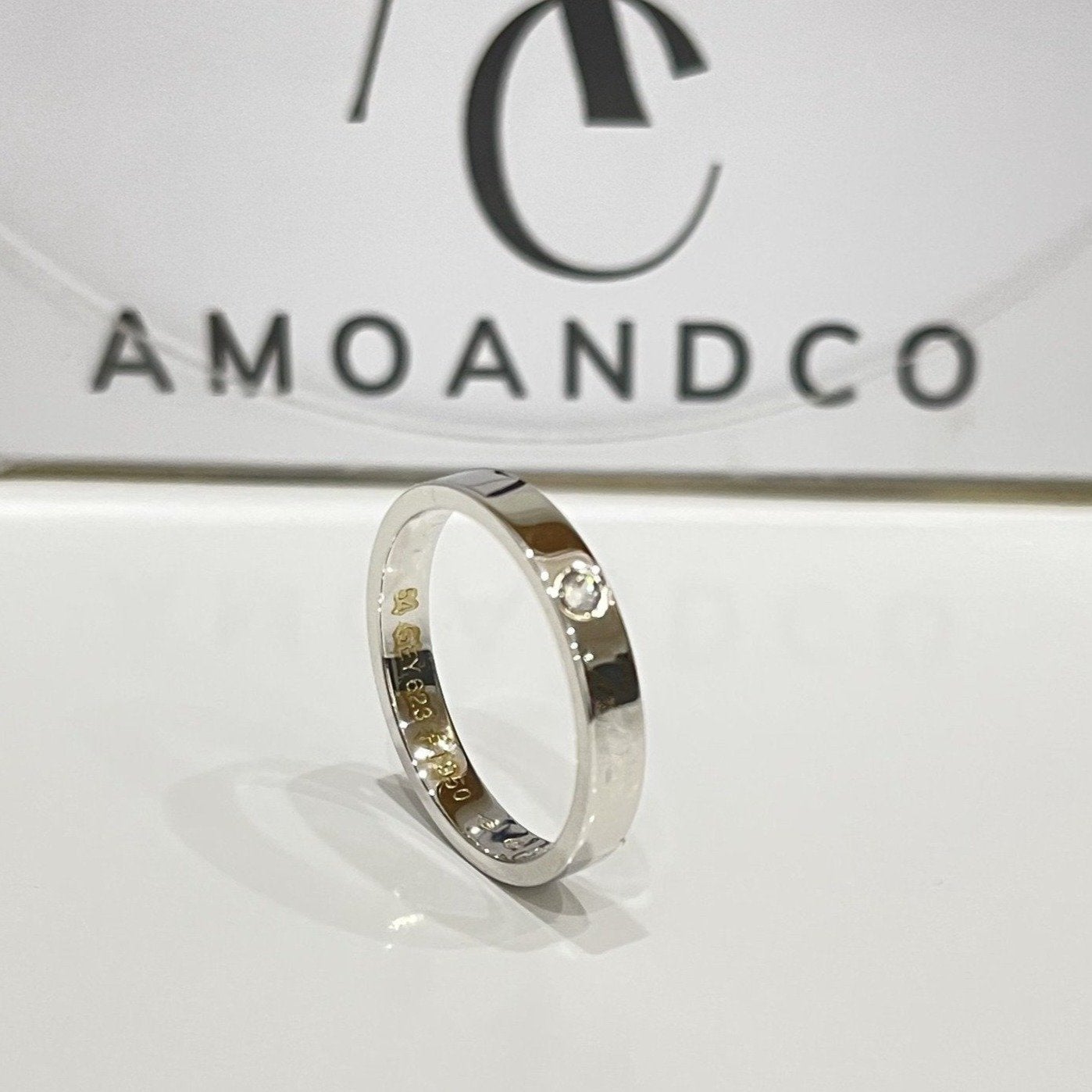 [Elite]LOVE RING 4MM 1 DIAMOND