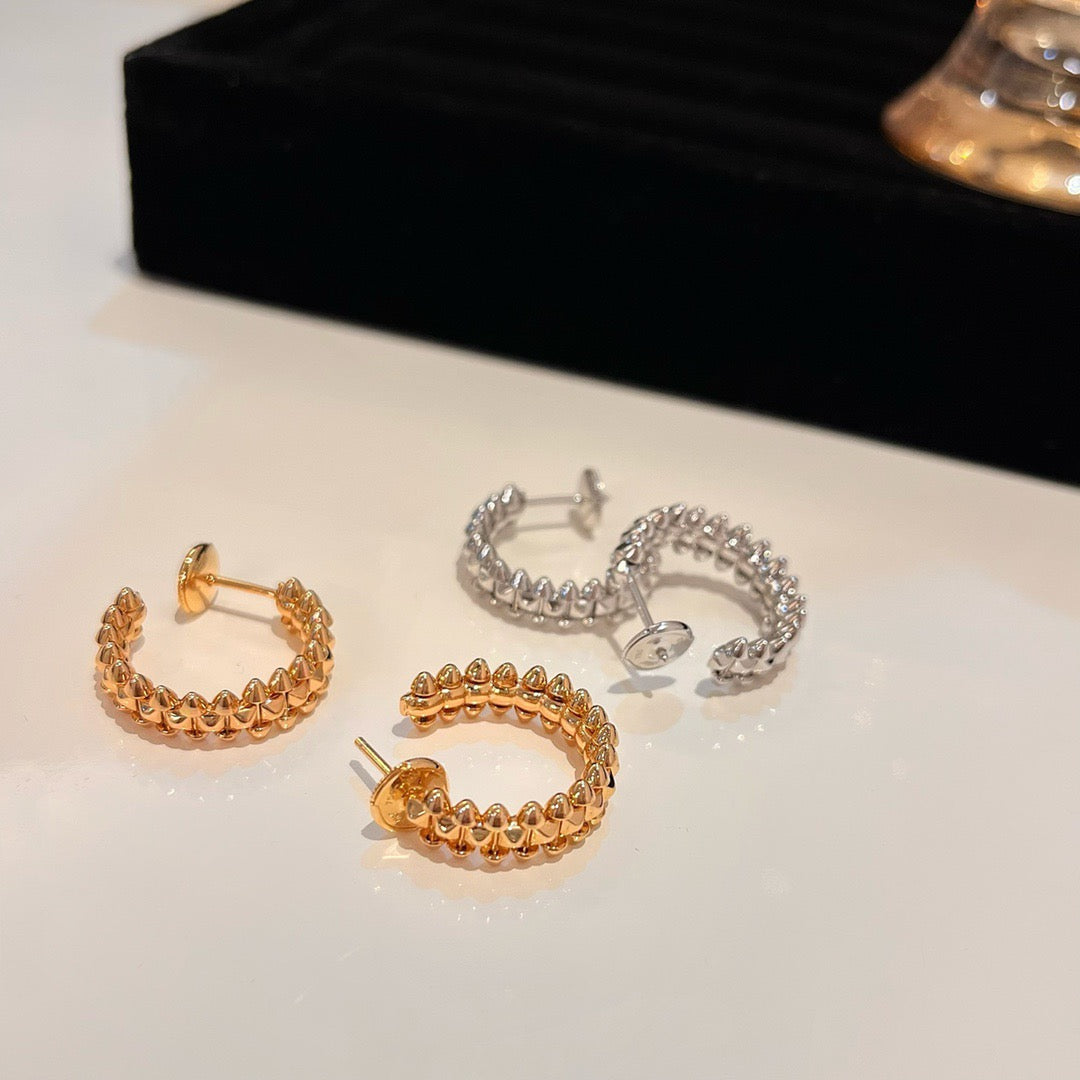 [Elite]CLASH SMALL HOOP EARRINGS