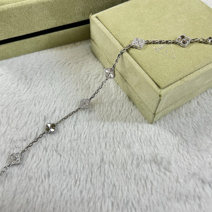 [Elite]CLOVER 6 MOTIF DIAMOND LASER BRACELET