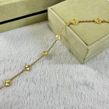[Elite]CLOVER 6 MOTIF DIAMOND BRACELET