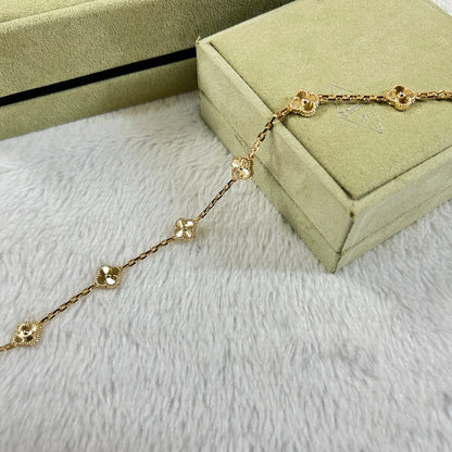 [Elite]CLOVER 6 MOTIF DIAMOND BRACELET
