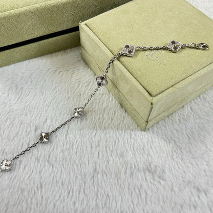 [Elite]CLOVER 6 MOTIF DIAMOND BRACELET